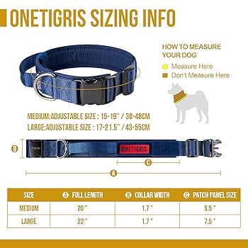 Amazon.com : OneTigris Tough Dog Collars, Tactical Dog